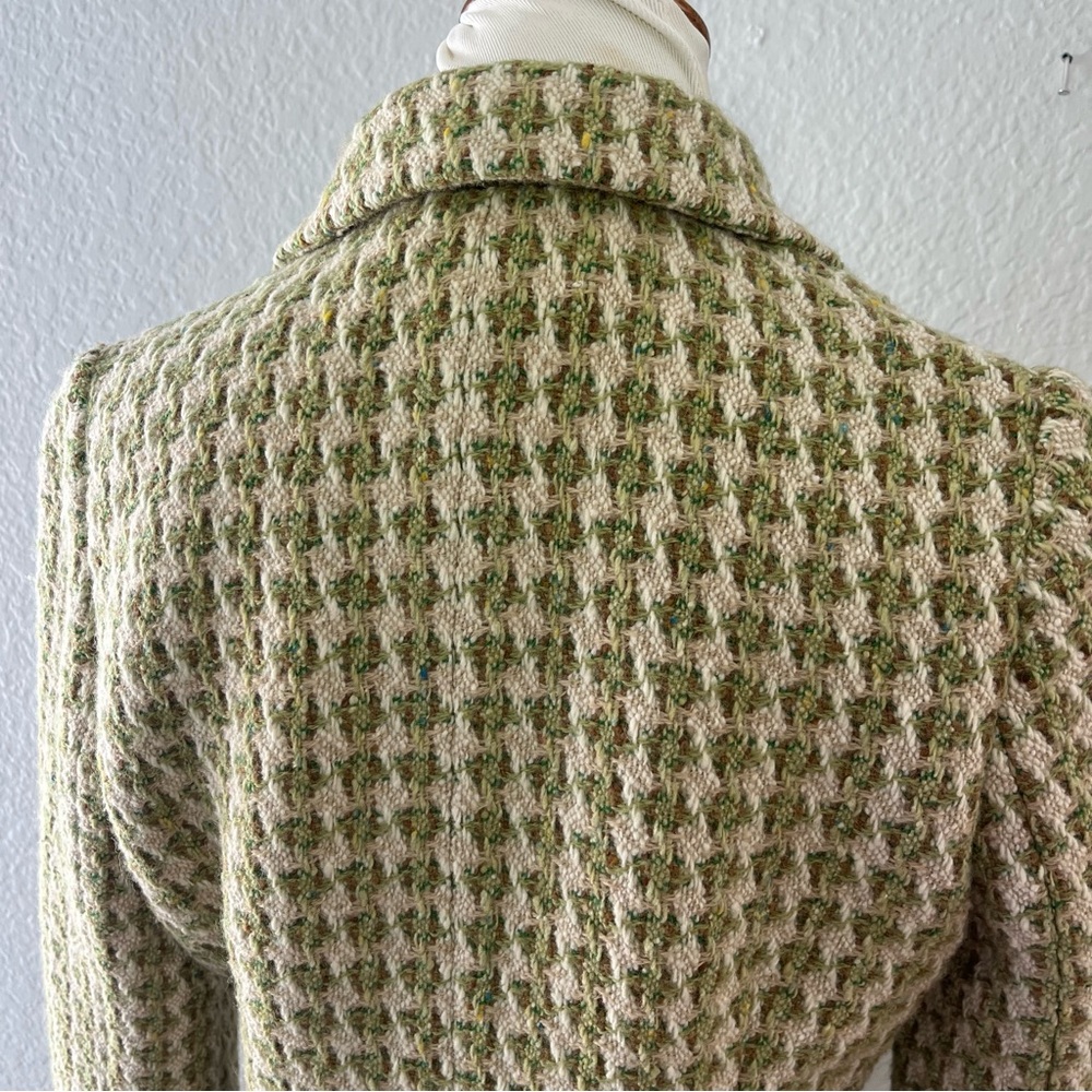 Banana Republic Tweed Wool Blend Blazer Size Small - Picture 7 of 13